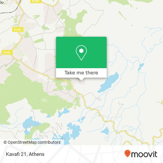 Kavafi 21 map