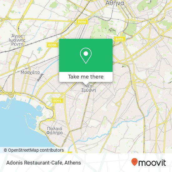 Adonis Restaurant-Cafe map