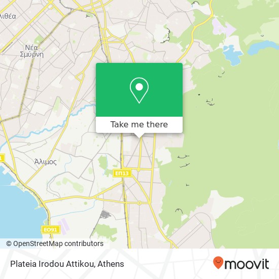 Plateia Irodou Attikou map