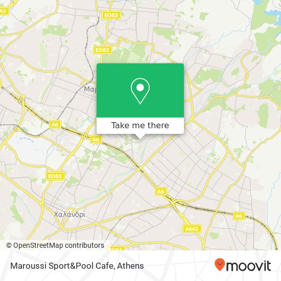 Maroussi Sport&Pool Cafe map