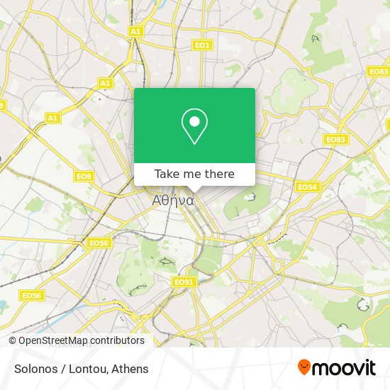 Solonos / Lontou map