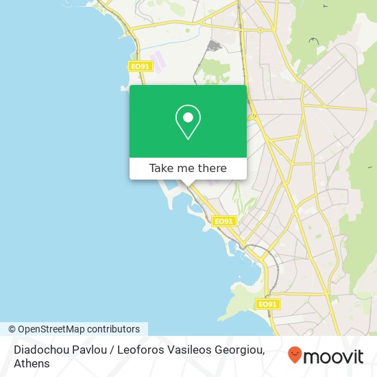 Diadochou Pavlou / Leoforos Vasileos Georgiou map