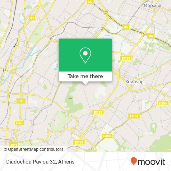 Diadochou Pavlou 32 map