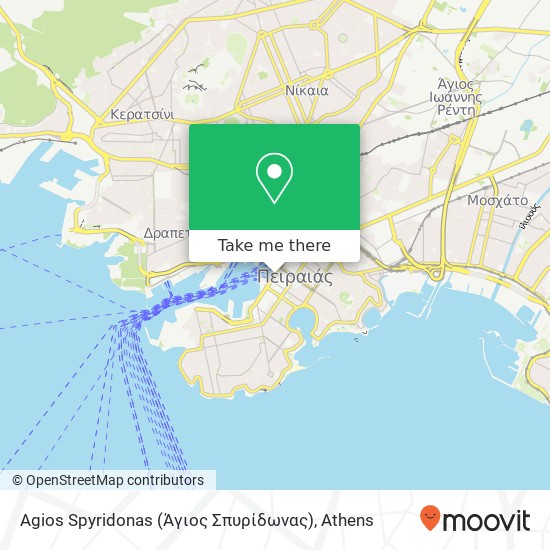 Agios Spyridonas (Άγιος Σπυρίδωνας) map