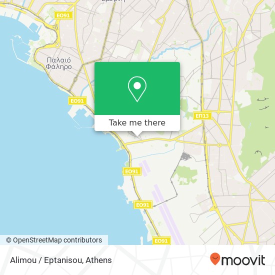 Alimou / Eptanisou map