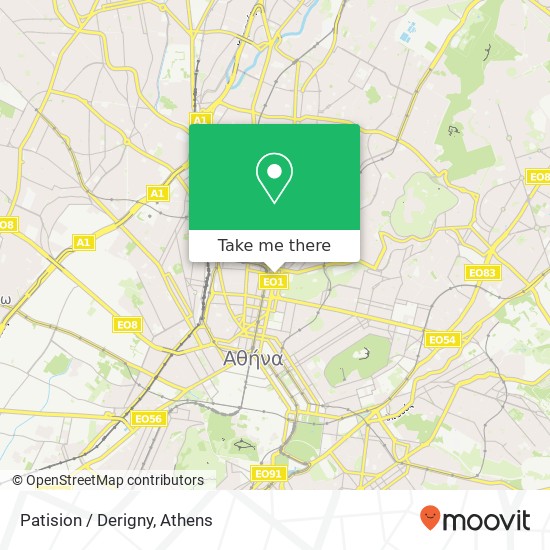 Patision / Derigny map