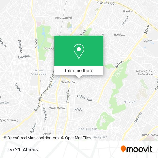 Teo 21 map