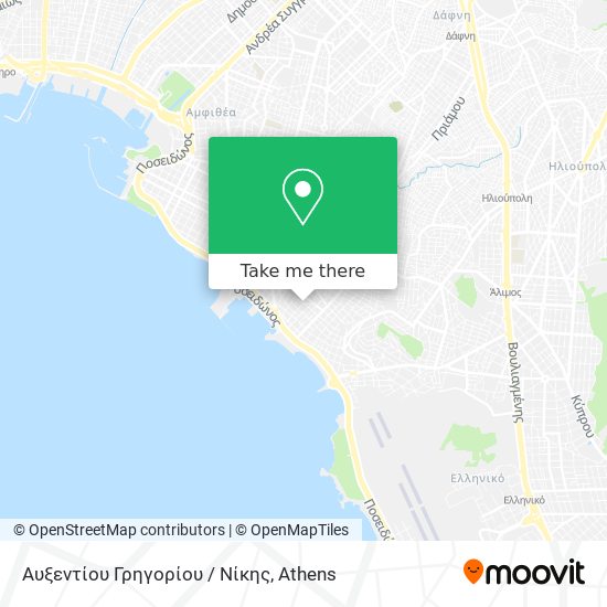 Αυξεντίου Γρηγορίου / Νίκης map