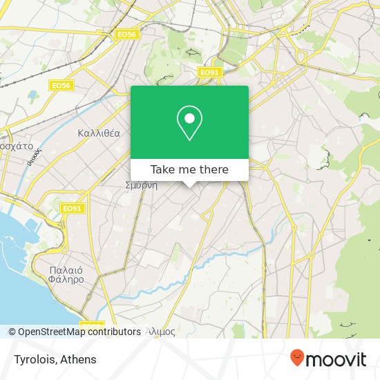 Tyrolois map