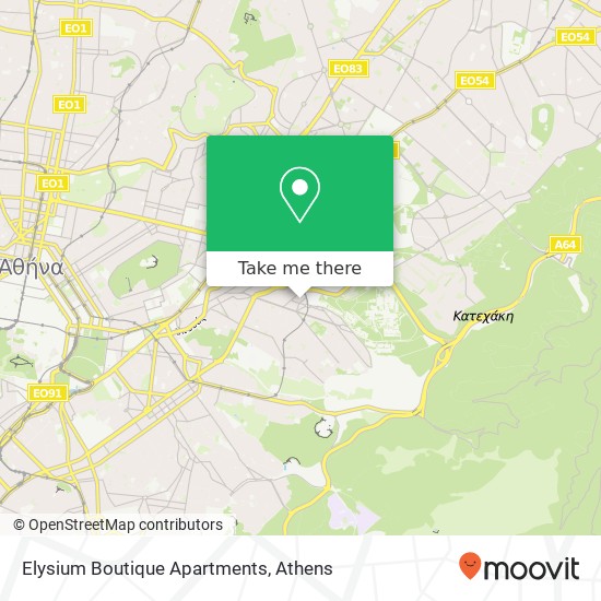 Elysium Boutique Apartments map
