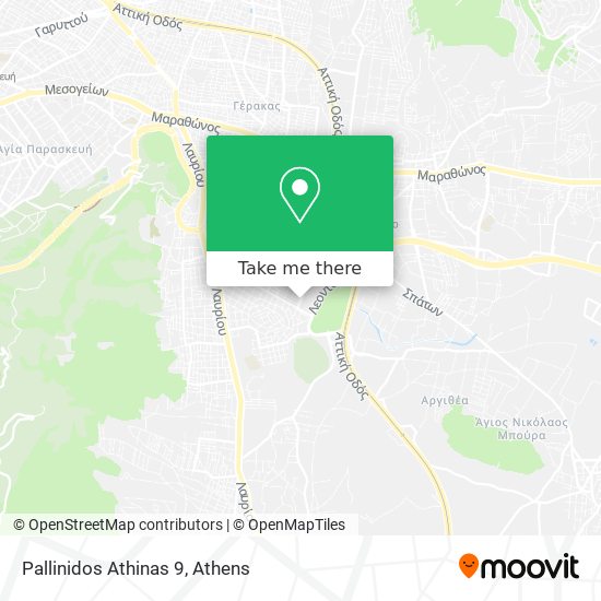 Pallinidos Athinas 9 map
