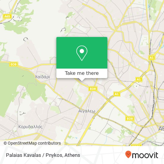 Palaias Kavalas / Pnykos map