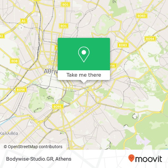 Bodywise-Studio.GR map