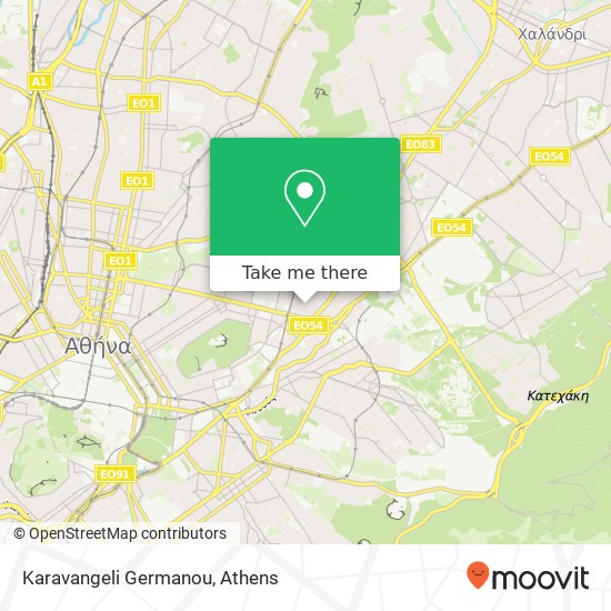 Karavangeli Germanou map