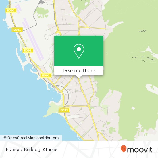 Francez Bulldog map