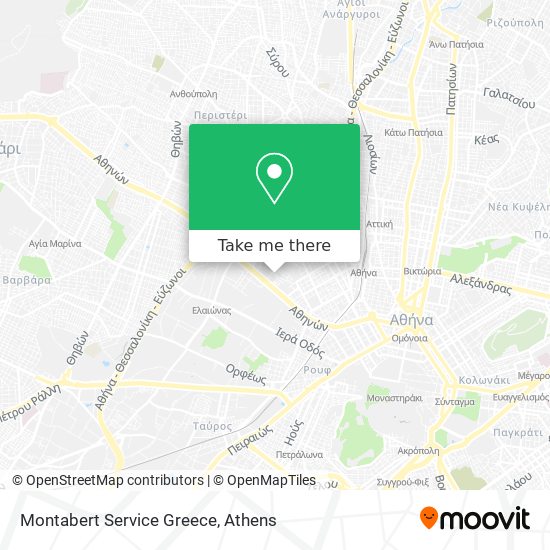 Montabert Service Greece map