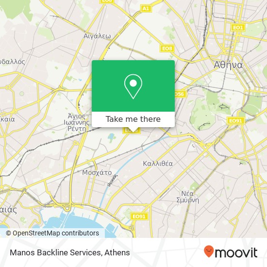 Manos Backline Services map
