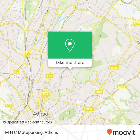 M H C Motoparking map