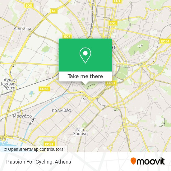 Passion For Cycling map