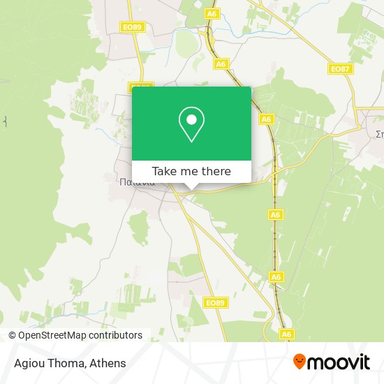 Agiou Thoma map