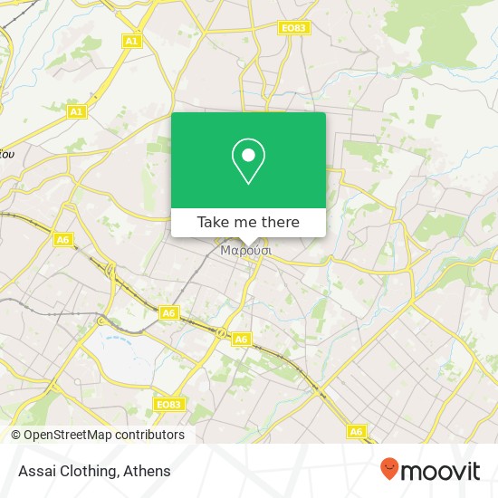 Assai Clothing map