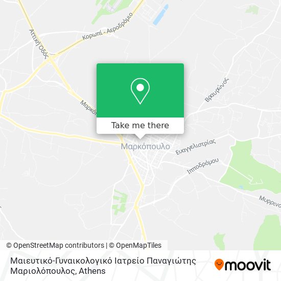 Μαιευτικό-Γυναικολογικό Ιατρείο Παναγιώτης Μαριολόπουλος map