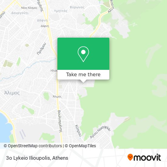 3o Lykeio Ilioupolis map