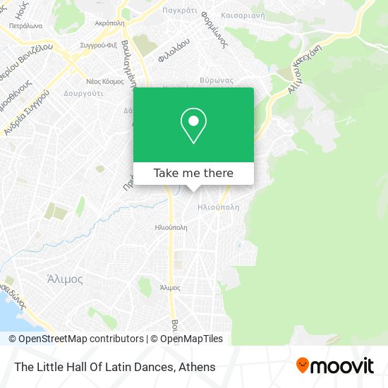 The Little Hall Of Latin Dances map