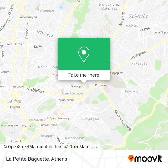 La Petite Baguette map