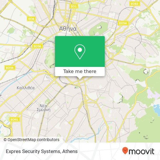 Expres Security Systems map