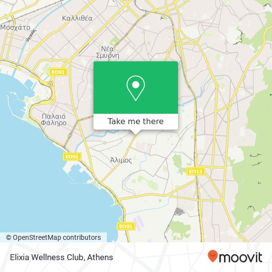Elixia Wellness Club map