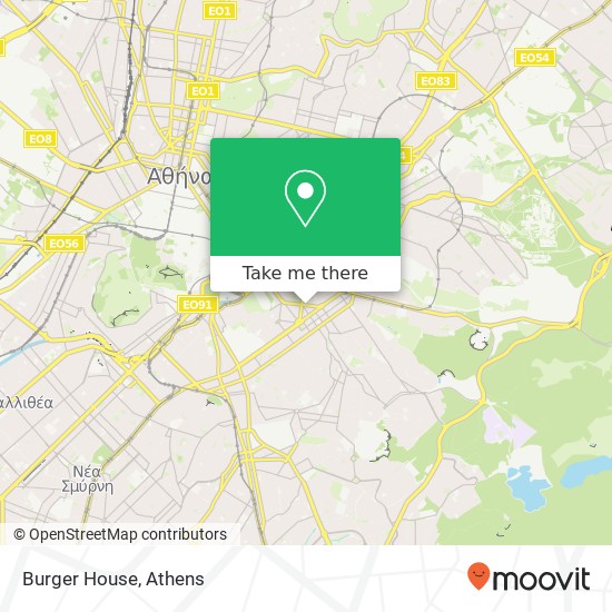 Burger House map