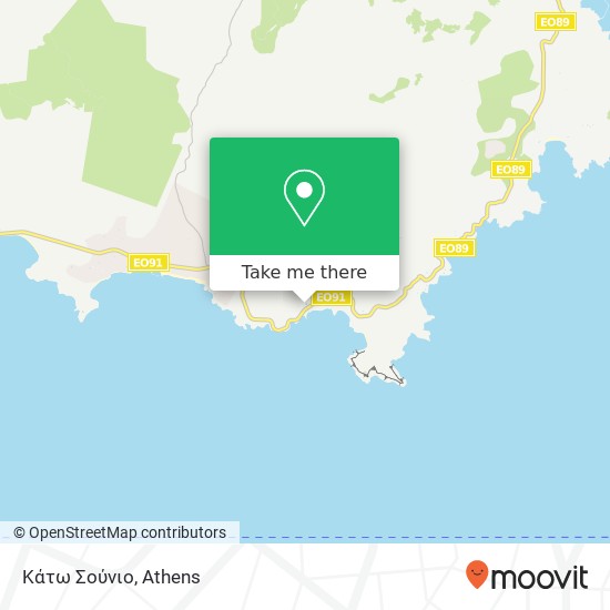 Κάτω Σούνιο map