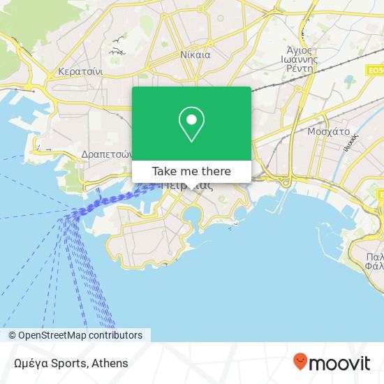 Ωμέγα Sports map