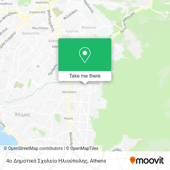4ο Δημοτικό Σχολείο Ηλιούπολης map