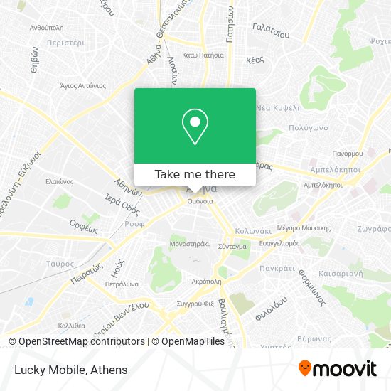 Lucky Mobile map