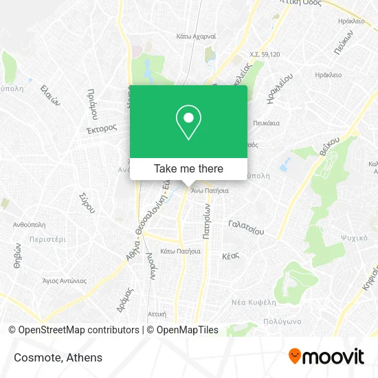 Cosmote map
