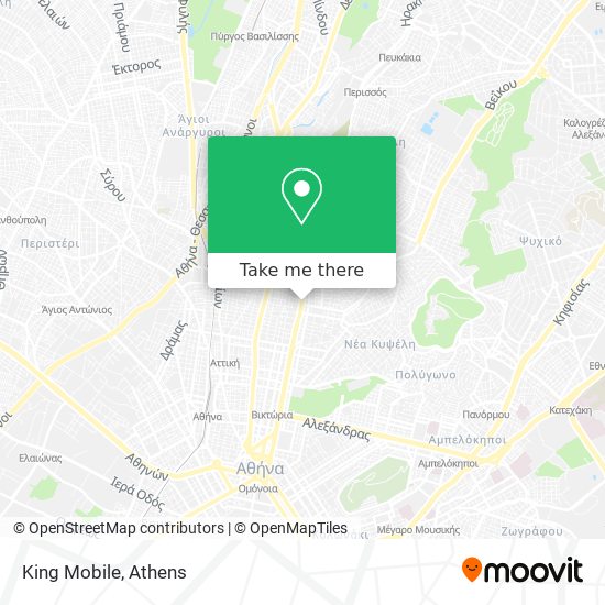 King Mobile map