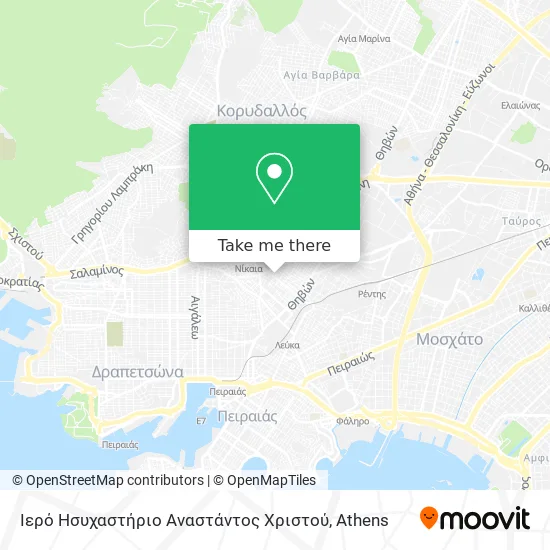 Ιερό Ησυχαστήριο Αναστάντος Χριστού map