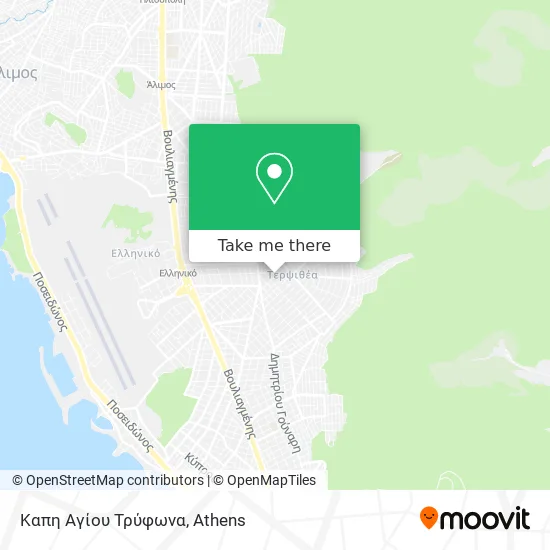 Καπη Αγίου Τρύφωνα map