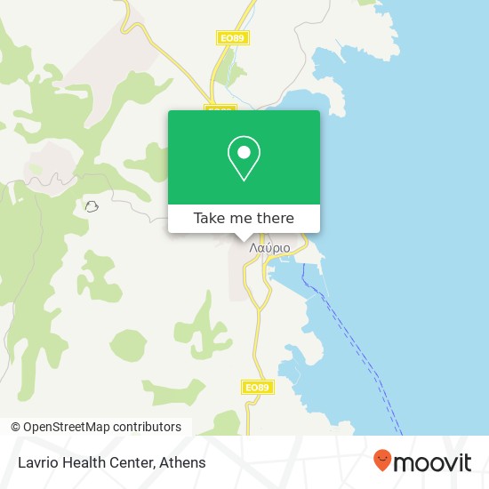 Lavrio Health Center map