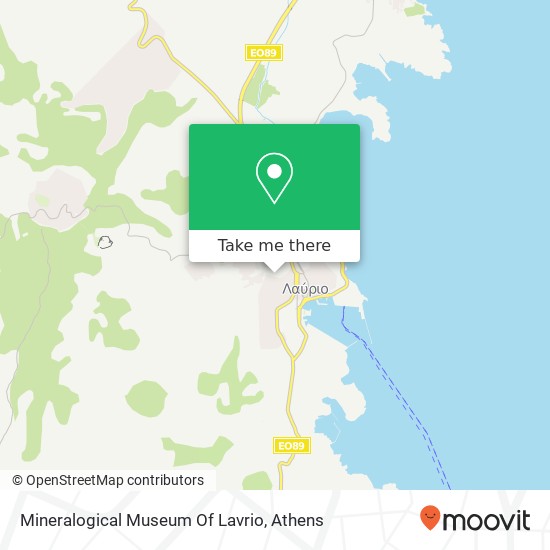 Mineralogical Museum Of Lavrio map