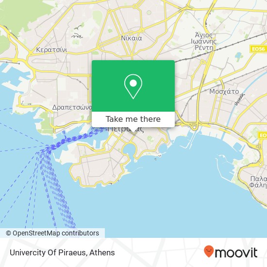 Univercity Of Piraeus map