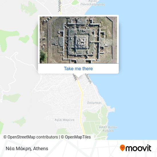 Νέα Μάκρη map