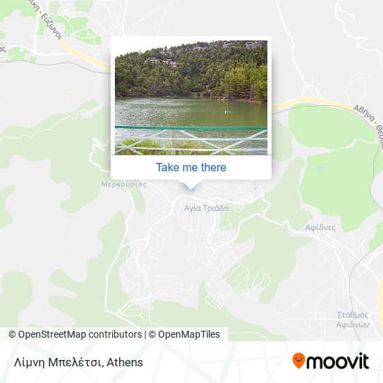 Λίμνη Μπελέτσι map