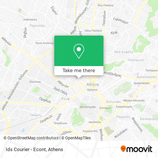 Ids Courier - Econt map