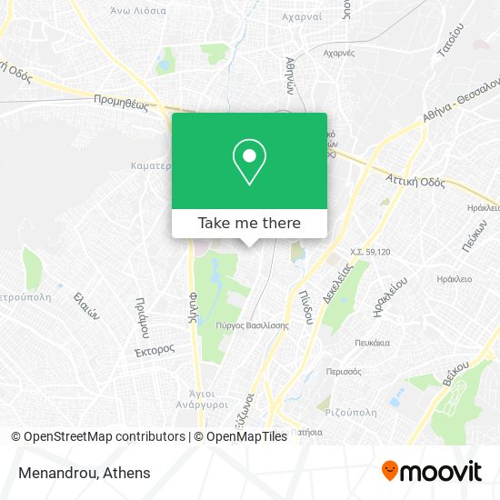 Menandrou map