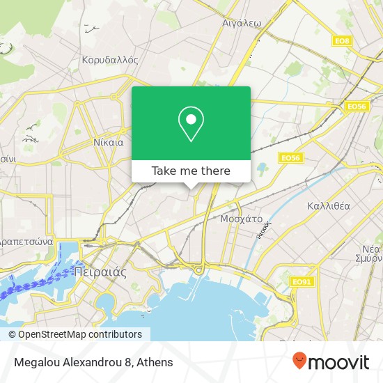 Megalou Alexandrou 8 map