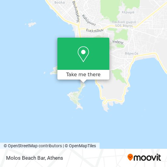 Molos Beach Bar map