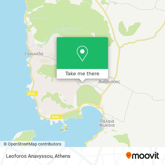 Leoforos Anavyssou map